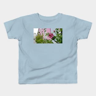 Paris Rue Cremieux Pink Flowers Kids T-Shirt